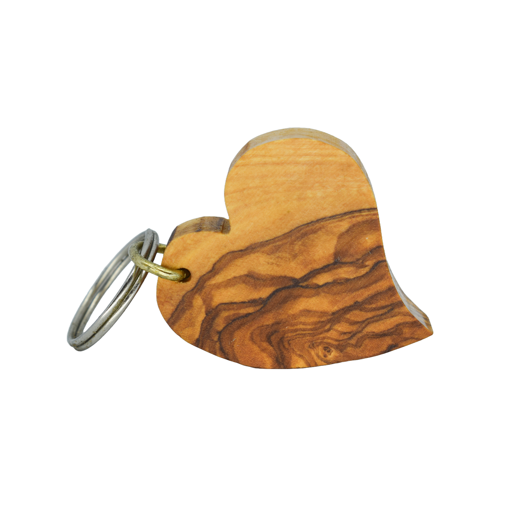 Schlüsselanhänger Herz Flach